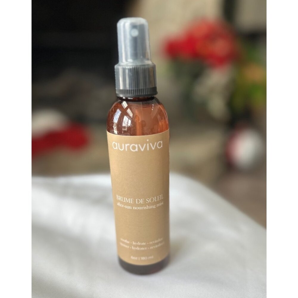 Auraviva Brume De Soleil After-Sun Nourishing Mist 6oz  Soothe & Revitalize Skin